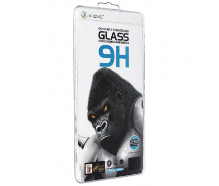 Folie de protectie Ecran X-One pentru Samsung Galaxy S23+ S916, Sticla securizata, Full Glue, 3D, Case Friendly, Neagra