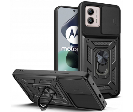 Husa pentru Motorola Moto G53, Tech-Protect, CamShield Pro, Neagra