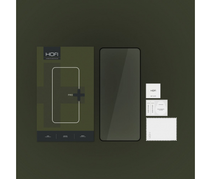 Folie de protectie Ecran HOFI PRO+ pentru Xiaomi Poco X5 / Note 12, Sticla securizata, Full Glue, Neagra