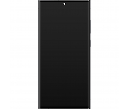 Display cu Touchscreen Samsung Galaxy S23 Ultra S918, cu Rama, Negru (Phantom Black), Service Pack GH82-30466A