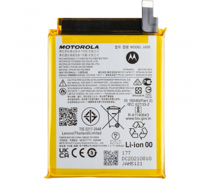 Acumulator Motorola Moto G60S, LK50, Service Pack SB18C77773 