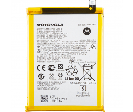Acumulator Motorola Moto G50 / Defy (2021) / G30 / G20 / E7 Power, JK50, Service Pack SB18C85291 