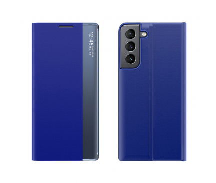Husa pentru Samsung Galaxy A14 A145 / A14 5G A146, OEM, New Sleep Case, Albastra