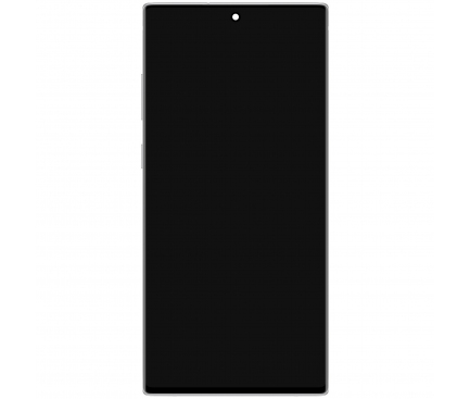 Display cu Touchscreen Samsung Galaxy Note 10+ N975, cu Rama si Acumulator, Argintiu (Aura White), Service Pack GH82-20841B