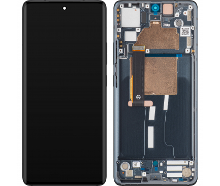 Display cu Touchscreen Motorola Edge 30 Fusion, cu Rama, Negru (Cosmic Grey), Service Pack 5D68C21527 