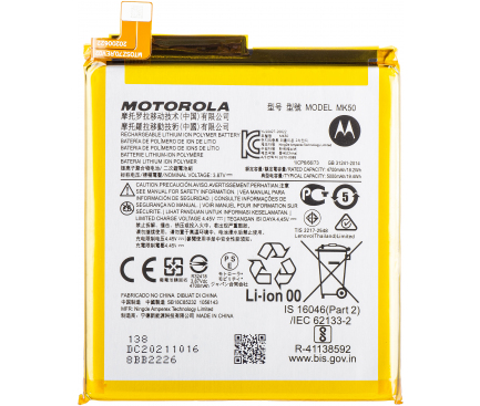 Acumulator Motorola Moto G 5G, MK50, Service Pack SB18C86851 