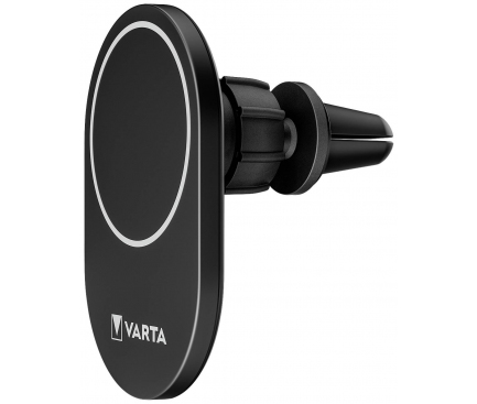 Incarcator Auto Wireless Varta Mag Pro Wireless, 15W, 1.67A, Negru 