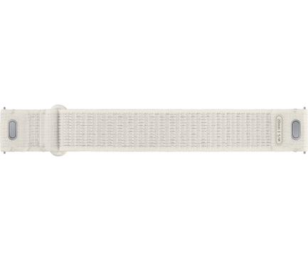 Curea Samsung Fabric pentru Galaxy Watch6 / Classic / Watch5 / Pro / Watch4 Series, S/M, Slim, Bej ET-SVR93SUEGEU 