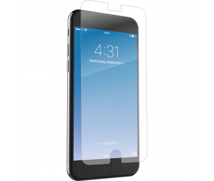 Folie de protectie Ecran Zagg Glass+ pentru Apple iPhone 8 Plus / 7 Plus, Sticla Securizata, Full Glue I7LLGC-F00 
