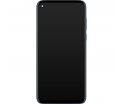 Display cu Touchscreen Motorola Moto G8 Power, cu Rama, Albastru (Capri Blue), Service Pack 5D68C16143 