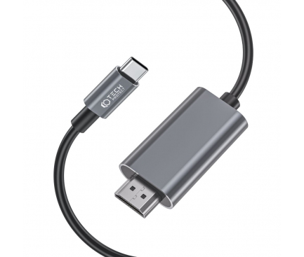 Cablu Audio si Video USB-C - HDMI Tech-Protect Ultraboost, 2m, Negru 