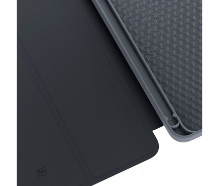 Husa pentru Apple iPad Pro 12.9 (2022) / Pro 12.9 (2021) / Pro 12.9 (2020), 3MK, Soft Tablet, Neagra 