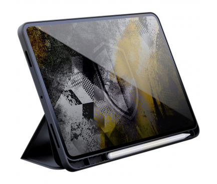 Husa pentru Samsung Galaxy Tab S8 / Tab S7 T875 / Tab S7 T870, 3MK, Soft Tablet, Neagra 