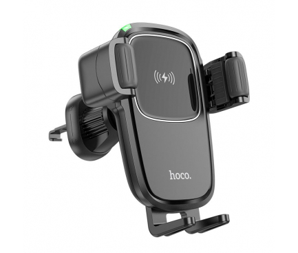 Incarcator Auto Wireless HOCO HW01 Pro, 15W, 1.67A, Negru 