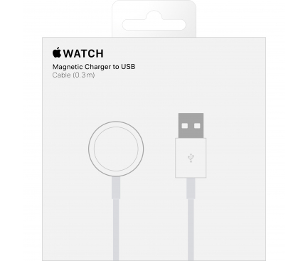 Cablu Incarcare Apple pentru Watch Series, Alb MX2G2ZM/A 