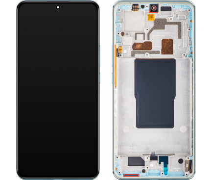 Display cu Touchscreen Xiaomi 12T, cu Rama, Albastru, Service Pack 560005L12A00