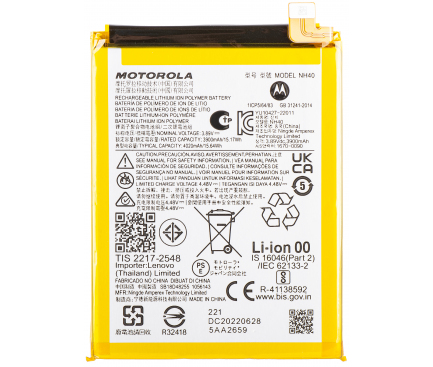 Acumulator Motorola Moto E22i, NH40, Service Pack SB18D48255 