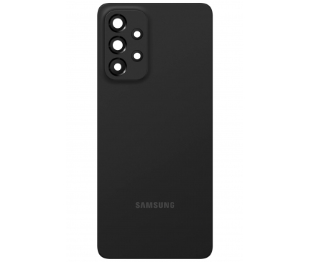 Capac Baterie Samsung Galaxy A53 5G A536, Cu Geam Camera Spate, Negru, Swap 