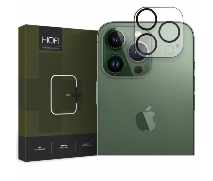 Folie de protectie Camera spate HOFI CAM PRO+ pentru Apple iPhone 15 Pro Max / 15 Pro, Sticla Securizata, Full Glue, 2.5D