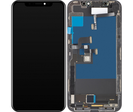 Display cu Touchscreen Apple iPhone X, cu Rama, Negru, Service Pack 661-13114