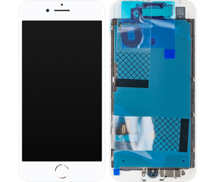 Display cu Touchscreen Apple iPhone 7, cu Rama, Roz Auriu, Service Pack 661-07296 