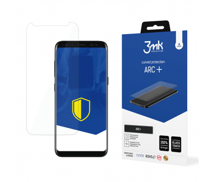 Folie de protectie Ecran 3MK ARC+ pentru Samsung Galaxy S8 G950, Plastic 