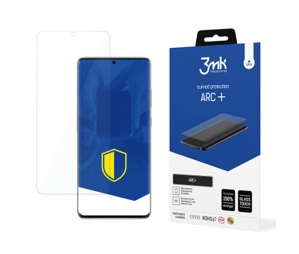Folie de protectie Ecran 3MK ARC+ pentru Samsung Galaxy S20 5G G981 / S20 G980, Plastic 