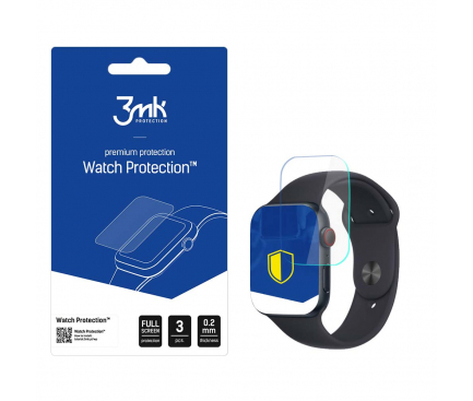 Folie Protectie 3MK ARC pentru Apple Watch 40mm Series, Plastic