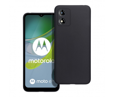 Husa pentru Motorola Moto E13, OEM, Matt, Neagra 