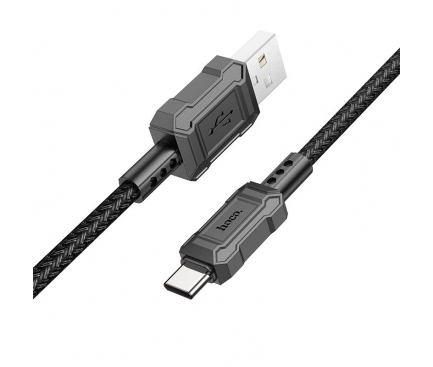 Cablu Date si Incarcare USB-A - USB-C HOCO Leader X94, 18W, 1m, Negru 
