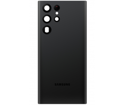 Capac Baterie Samsung Galaxy S22 Ultra 5G S908, Negru (Phantom Black), Service Pack GH82-27457A 