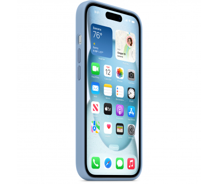 Husa MagSafe pentru Apple iPhone 15, Albastra MT0Y3ZM/A 