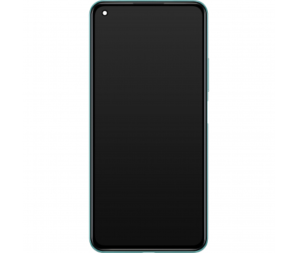 Display cu Touchscreen Xiaomi 11 Lite 5G NE, cu Rama, Verde (Mint Green), Swap 56000Q0K9D00 