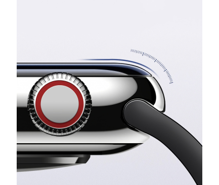 Folie Protectie Baseus pentru Apple Watch 40mm Series, Set 2 bucati, Plastic