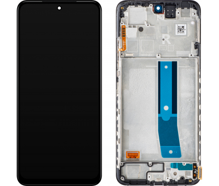Display cu Touchscreen Xiaomi Redmi Note 12S, cu Rama, Negru (Black Onyx), Service Pack 560001K7SR00 