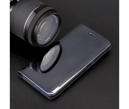 Husa pentru Samsung Galaxy A25 A256, OEM, Clear View, Neagra 