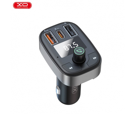 Modulator FM Bluetooth XO Design BCC06, 2 x USB-A - 1 x USB C - microSD 