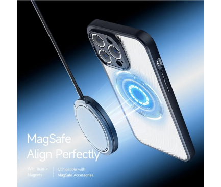 Husa MagSafe pentru Apple iPhone 13 Pro Max, DUX DUCIS, Aimo Mag, Neagra 