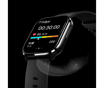 Smartwatch QCY GS S6, Negru WA23S6A