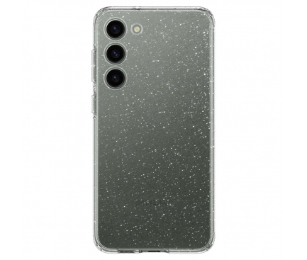 Husa pentru Samsung Galaxy S23 S911, Spigen, Liquid Crystal Glitter, Transparenta ACS05710 