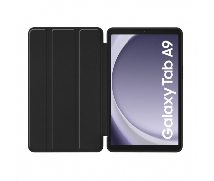 Husa pentru Samsung Galaxy Tab A9, Tech-Protect, SmartCase, Neagra 