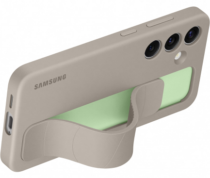 Husa pentru Samsung Galaxy S24 S921, Standing Grip, Maro EF-GS921CUEGWW 