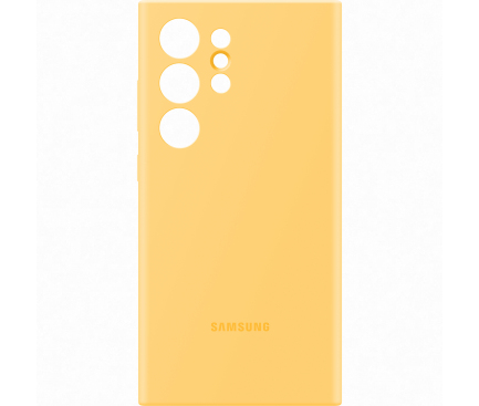 Husa pentru Samsung Galaxy S24 Ultra S928, Silicone Case, Galbena EF-PS928TYEGWW 