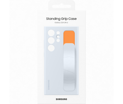 Husa pentru Samsung Galaxy S24 Ultra S928, Standing Grip, Albastra EF-GS928CLEGWW 