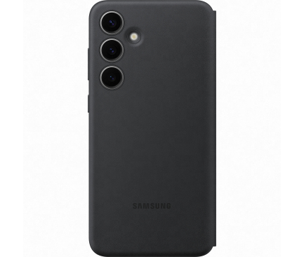 Husa pentru Samsung Galaxy S24+ S926, S-View Wallet, Neagra EF-ZS926CBEGWW 