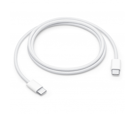 Cablu Date si Incarcare USB-C - USB-C Apple, 60W, 1m, Alb MQKJ3ZM/A 