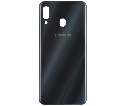Capac Baterie Samsung Galaxy A20 A205, Negru, Service Pack