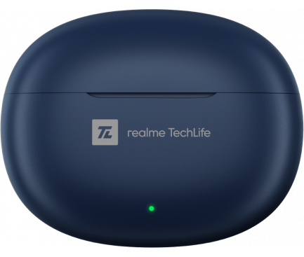 Handsfree Bluetooth Realme T100, TWS, Albastru 