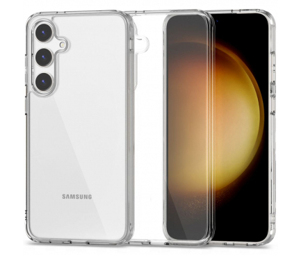 Husa pentru Samsung Galaxy S24 S921, Tech-Protect, Flexair Hybrid, Transparenta 