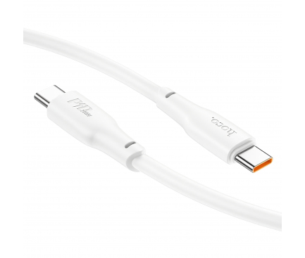 Cablu Date si Incarcare USB-C - USB-C HOCO X93, 240W, 1m, Alb